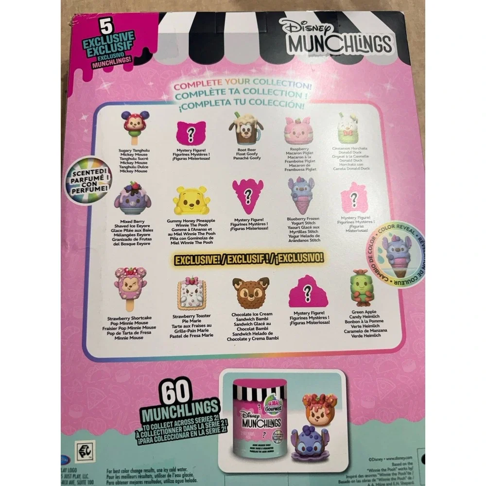 Disney Munchlings Global Gourmet Series 2 Mini Munch Snack‎ Surprise Set Nib